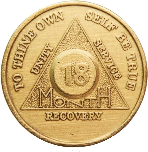 18 Month Bronze AA Medallion