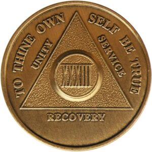 33 Year AA Bronze Medallion