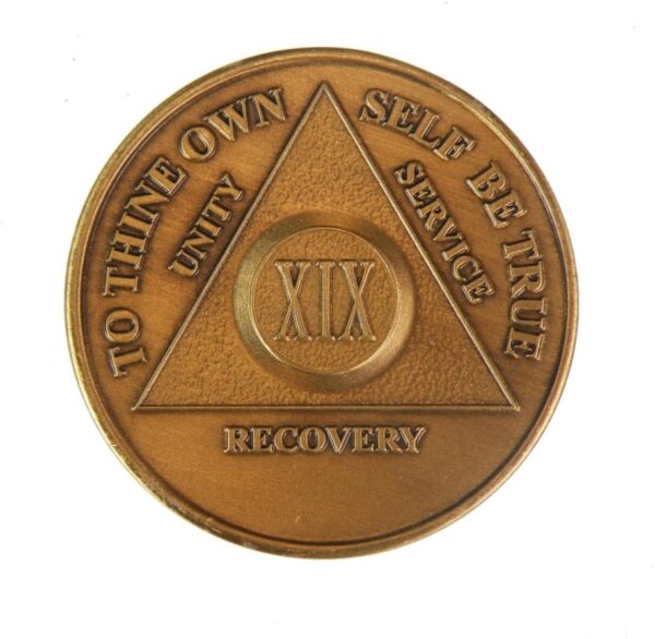 19 Year AA Bronze Medallion