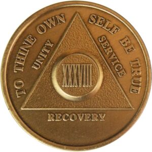 38 Year AA Bronze Medallion