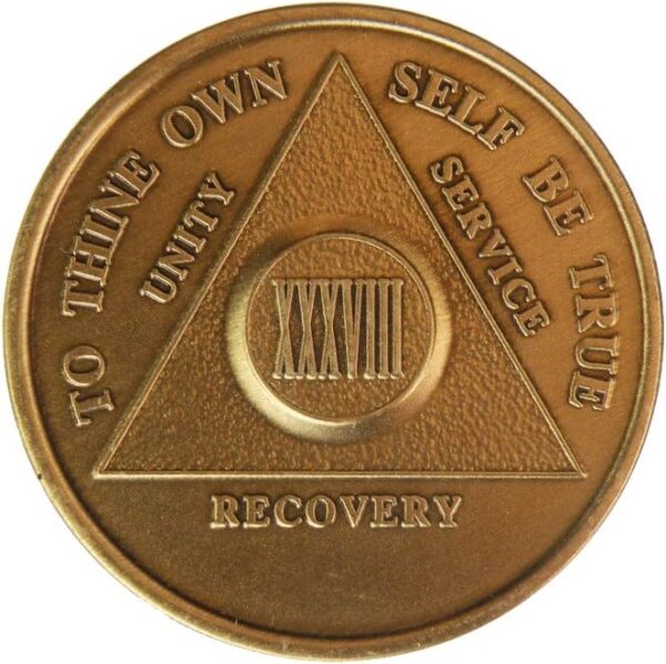 38 Year AA Bronze Medallion