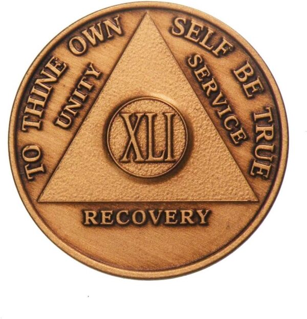 41 Year AA Bronze Medallion