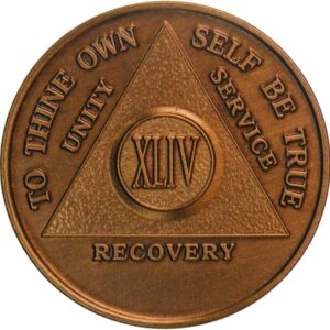 44 Year AA Bronze Medallion
