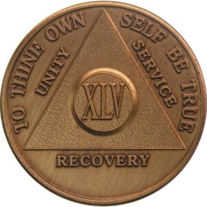 45 Year AA Bronze Medallion