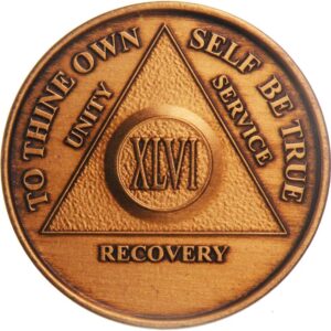 46 Year AA Bronze Medallion