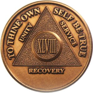 48 Year AA Bronze Medallion