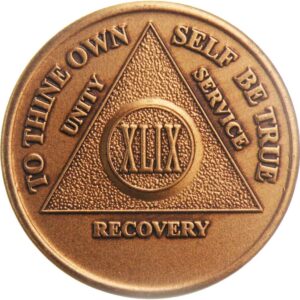49 Year AA Bronze Medallion