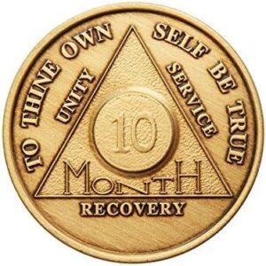 Bronze 10 Month Medallion