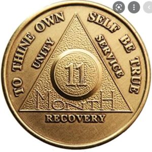 Bronze 11 Month Medallion