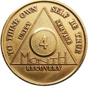 Bronze 4 Month Medallion