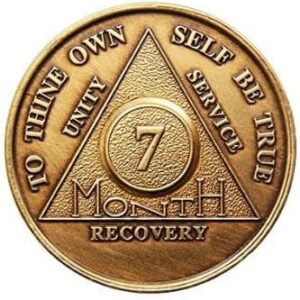 Bronze 7 Month Medallion