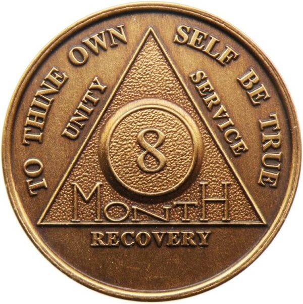Bronze 8 Month Medallion